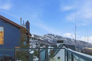 View of mountain background