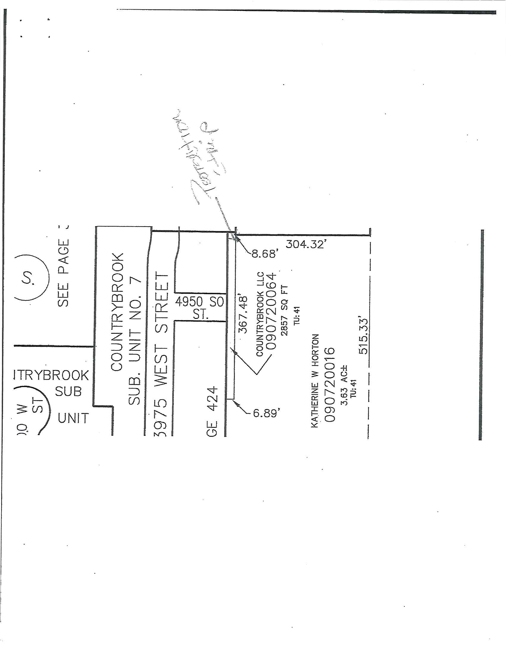 Survey map / technical document
