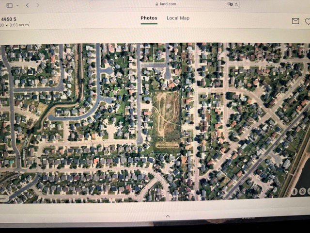 Aerial view of property's location