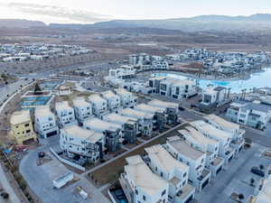 Bird's eye view of mountains