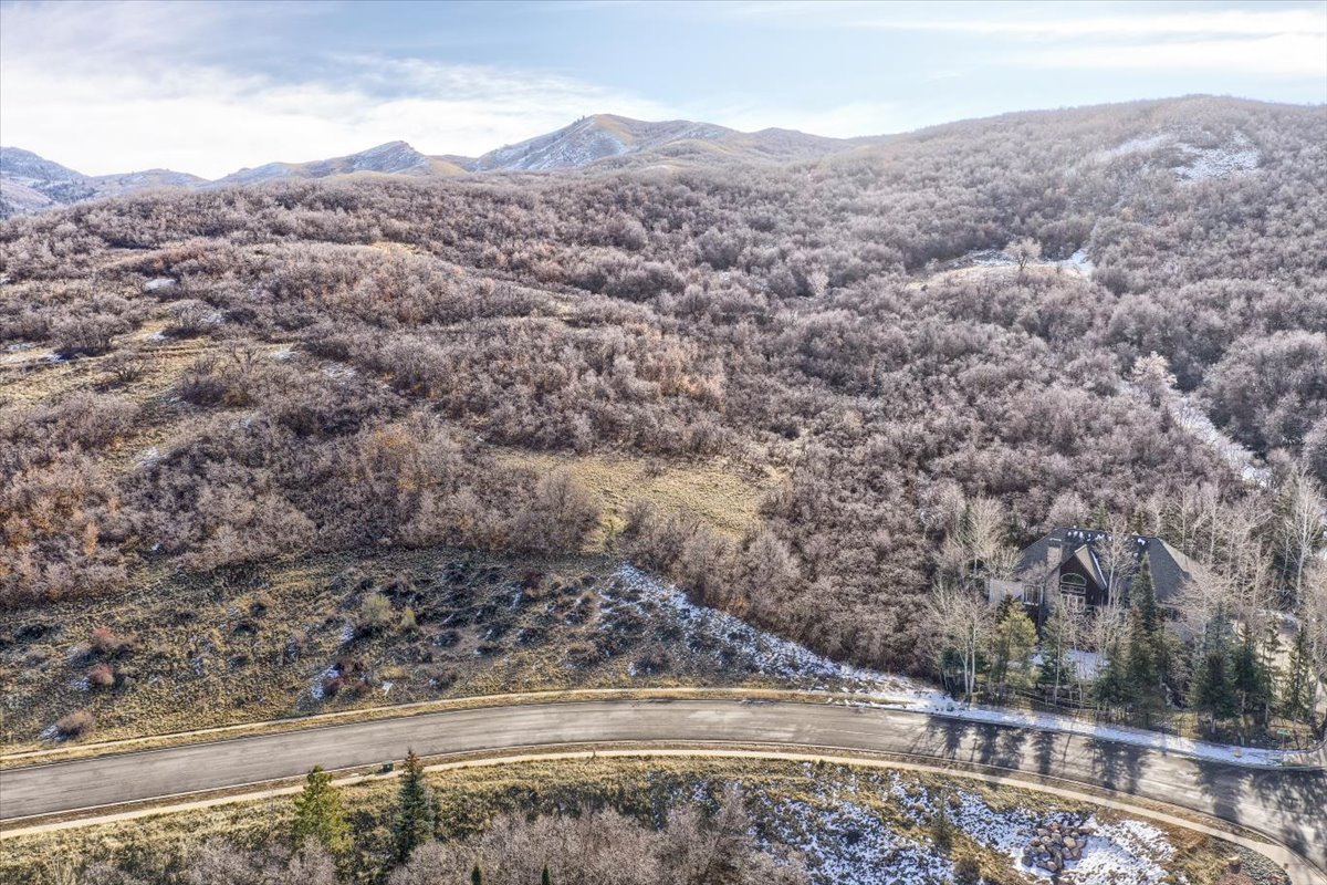 Aerial view of mountains