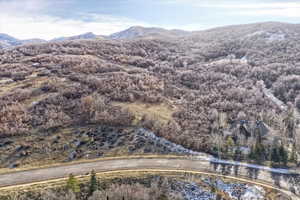 Aerial view of mountains