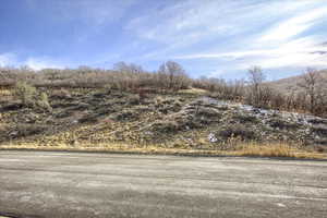 View of asphalt street