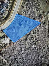 Map / location with property parcel outlined