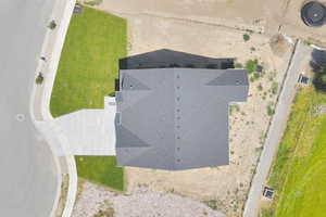 View from above of property