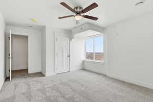 Bedroom featuring view of the valley