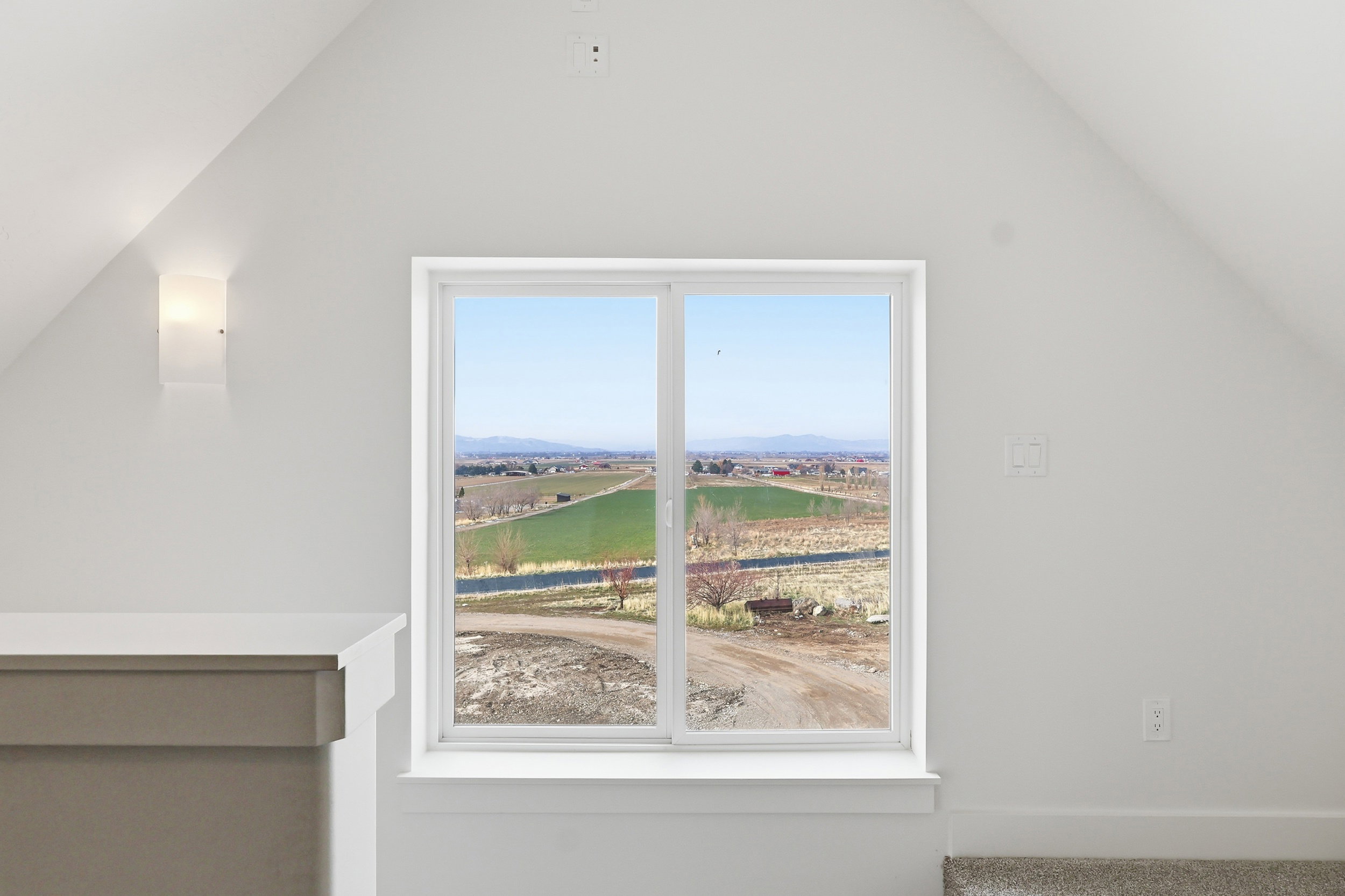 Master suite with valley view.