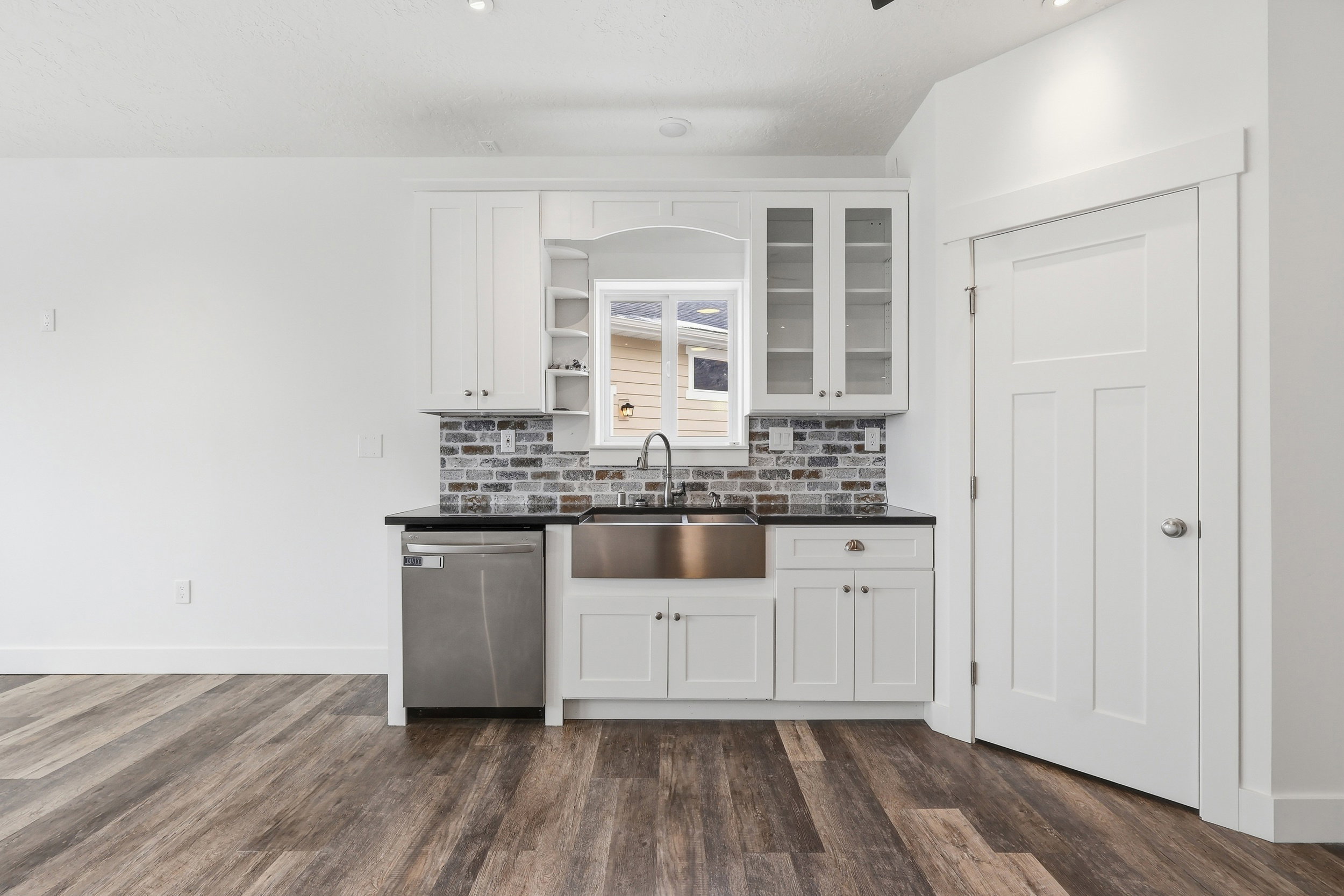 Wet bar in family room.  This room could easily be converted into a second kitchen