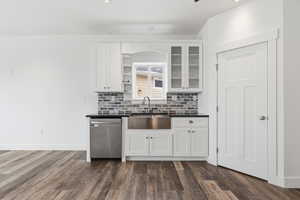 Wet bar in family room.  This room could easily be converted into a second kitchen