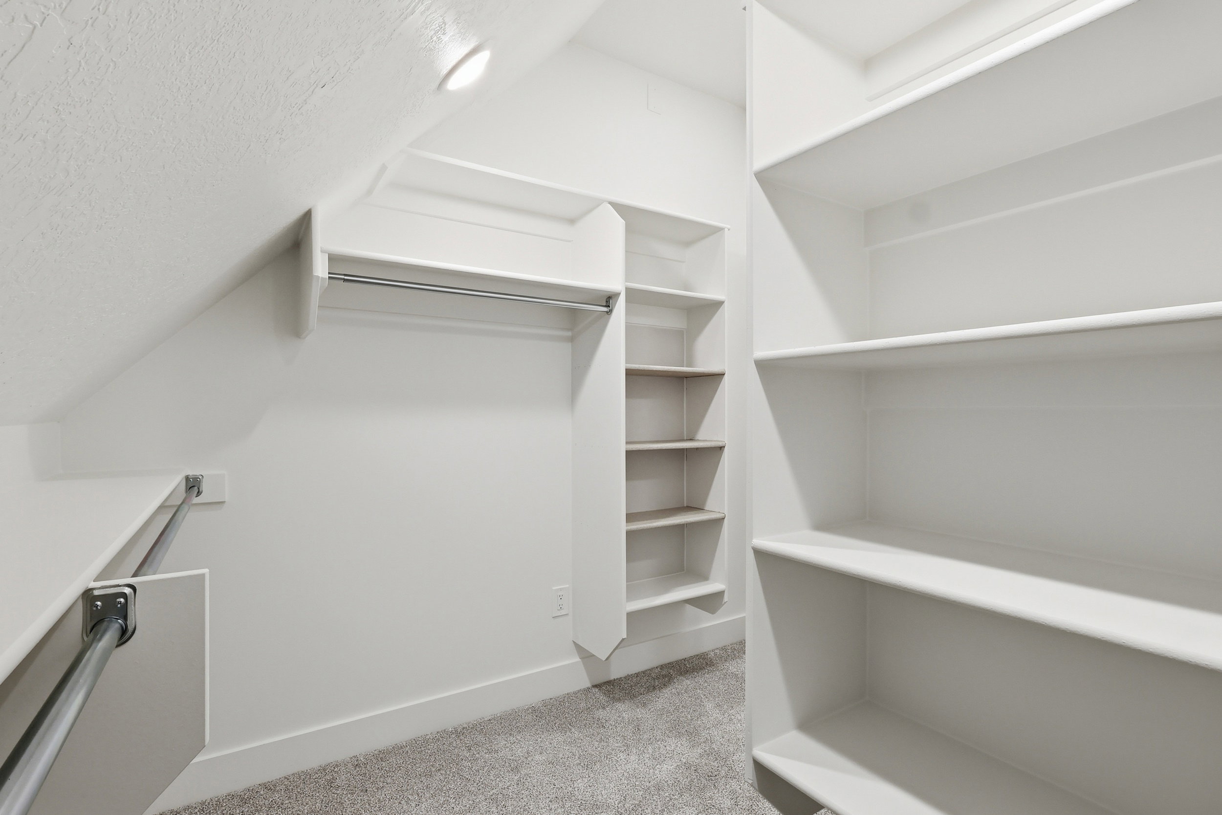 Master suite walk in closet