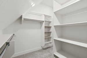 Master suite walk in closet