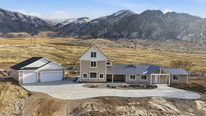 View of mountain background