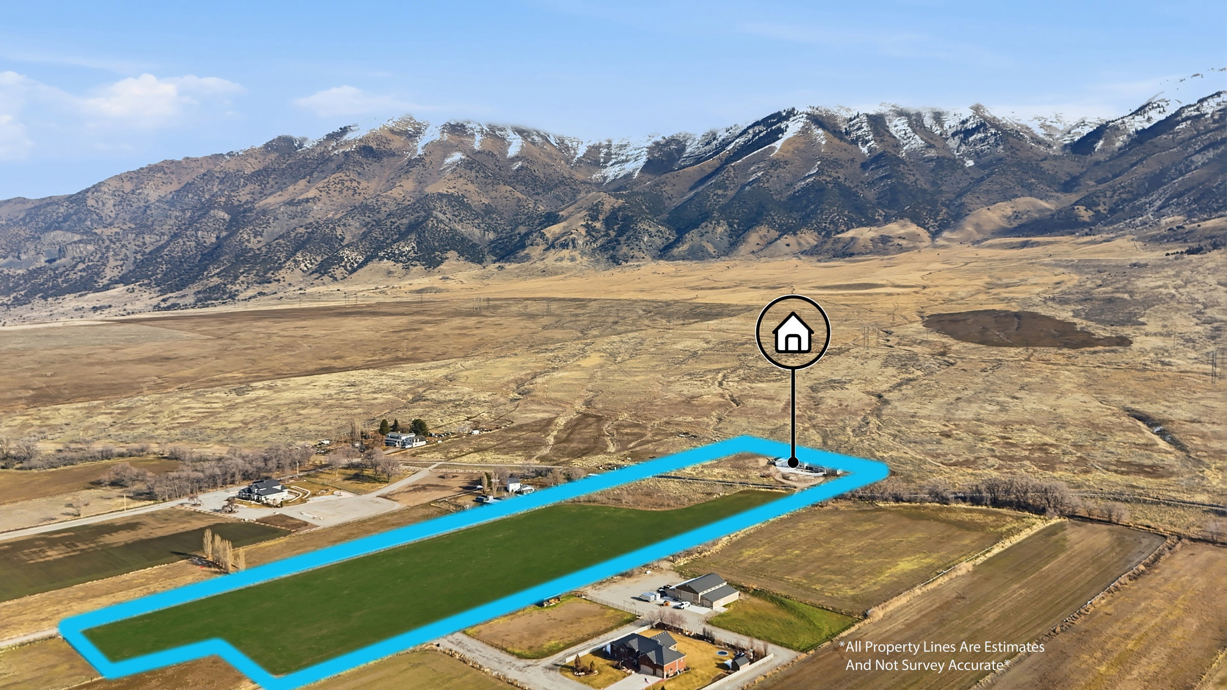 Mountain view featuring rural landscape