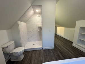 Master bath with shower and separate tub.