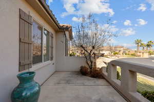 Patio / terrace featuring a residential view