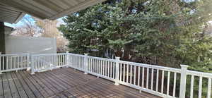 View of deck