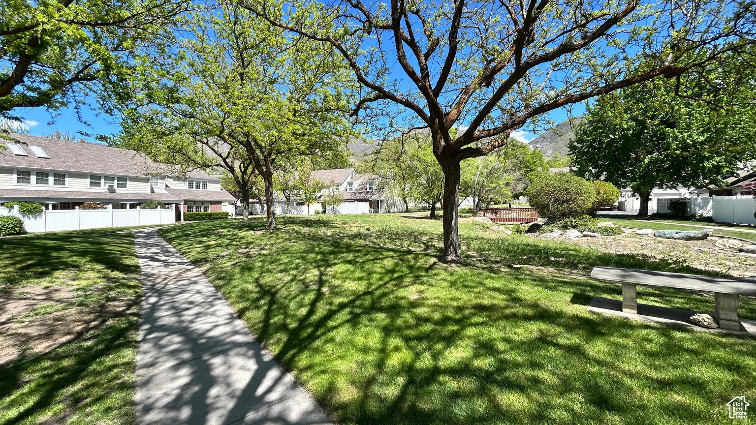 Mature landscape all maintained for you. Great walking trails and close to outdoor recreation.