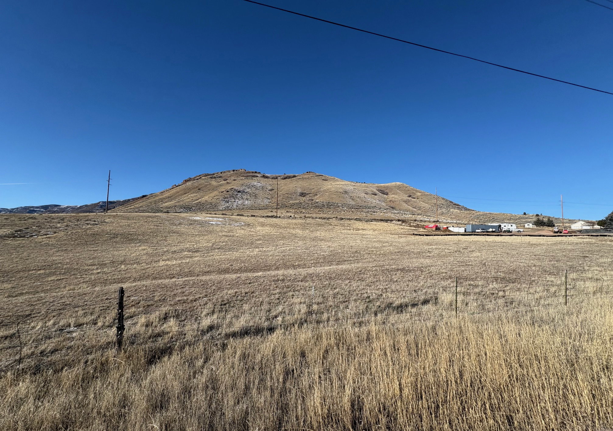 View of mountain background
