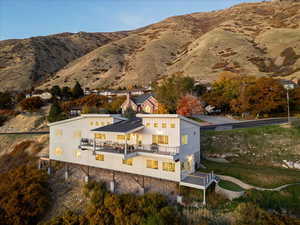 View of mountain backdrop