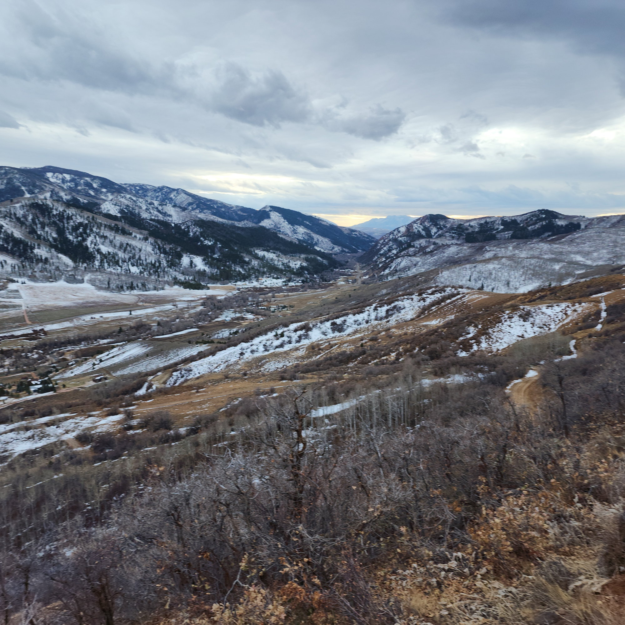 View of mountain backdrop