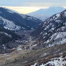 View of mountain backdrop