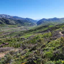 View of mountain background