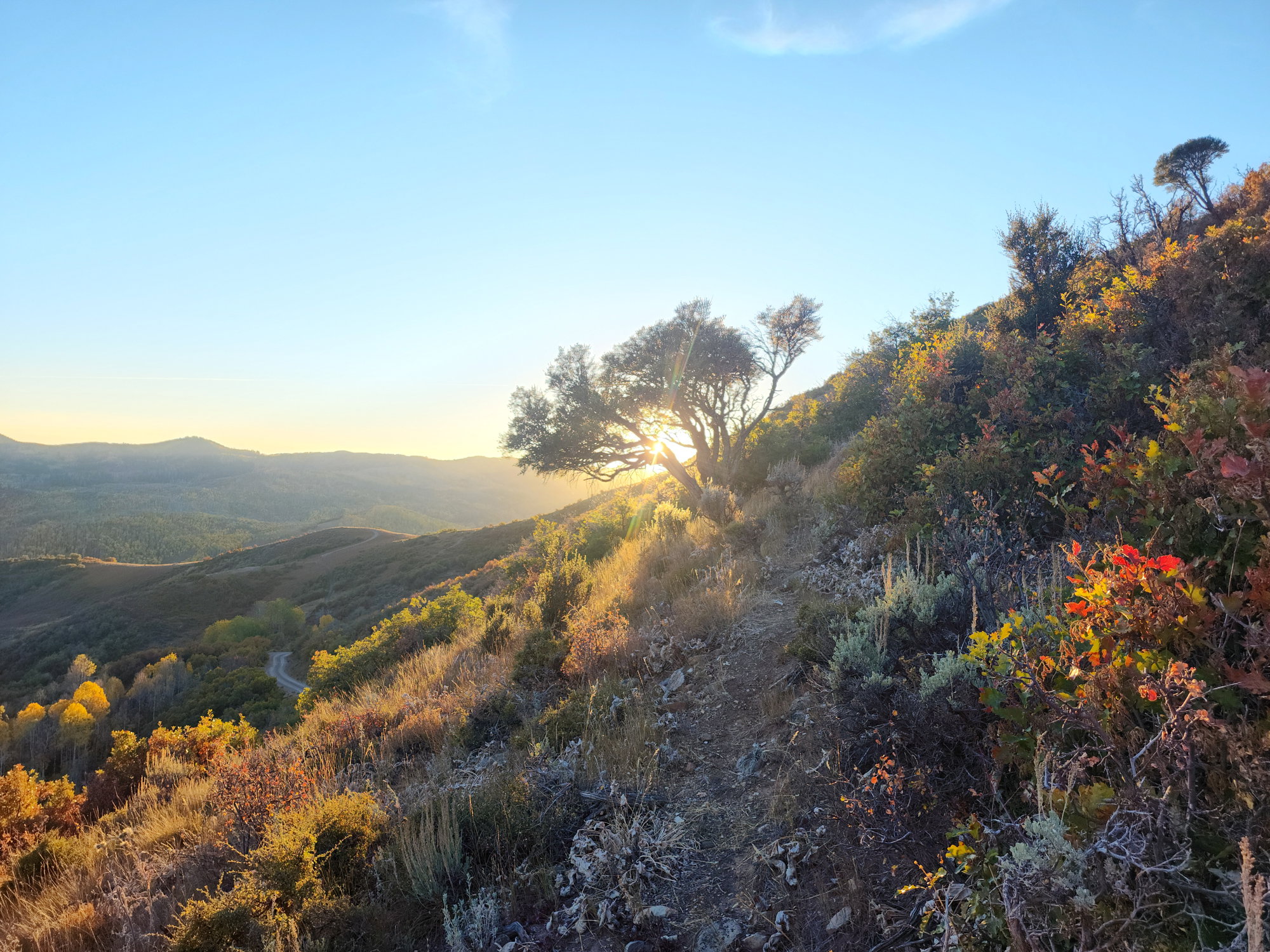 View of mountain backdrop