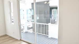 View of balcony (pictures of home previously built)