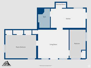 View of floor plan / room layout