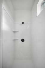 Bathroom featuring a shower