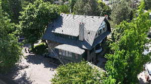 View from above of property