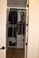 View of closet