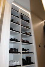 View of closet