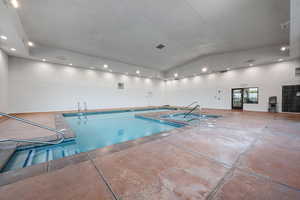 View of indoor pool