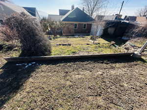 View of grassy yard