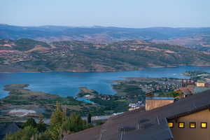 Water view with mountains