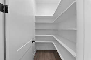 View of storage area