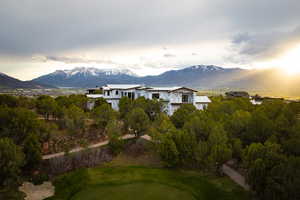 View of mountain backdrop