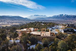 View of mountain background
