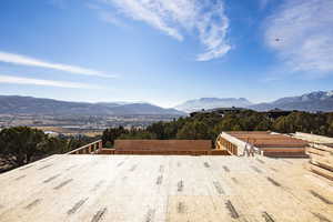 View of mountain background