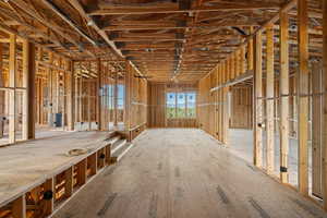 Construction progress March, 2026. Media room.