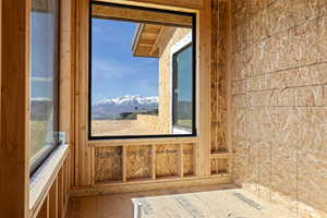 Construction progress March, 2026. View from primary bath.