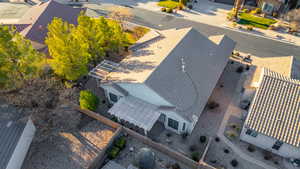 Aerial of Back Yard