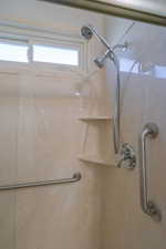 Cultured Marble Shower in 2nd Bathroom