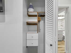 View of closet
