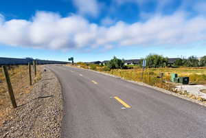 View of asphalt street