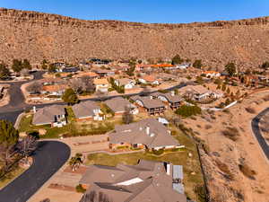 View of property location with nearby suburban area and a mountainous background