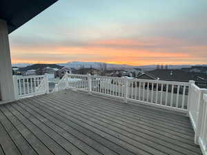 Deck featuring a residential view