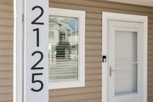 Entrance to property