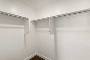 Bedroom #3 walk-in closet